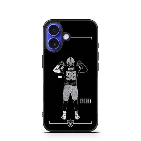 Maxx Crosby Las Vegas Raiders 03 iPhone 16 Case