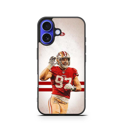 Nick Bosa San Francisco 49ers 02 iPhone 16 Case