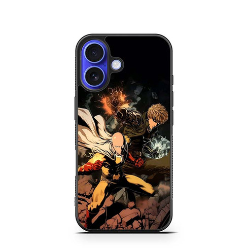 One Punch Man Genos and Saitama Class S Synergy iPhone 16 Case