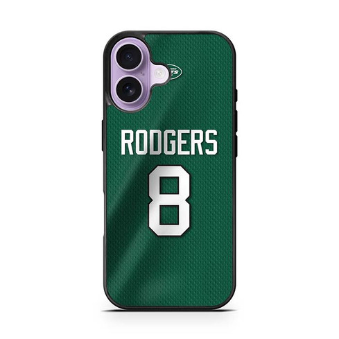 Aaron Rodgers New York Jets No 8 iPhone 17 Case