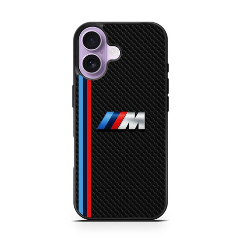 BMW M logo Carbon Fiber iPhone 17 Case