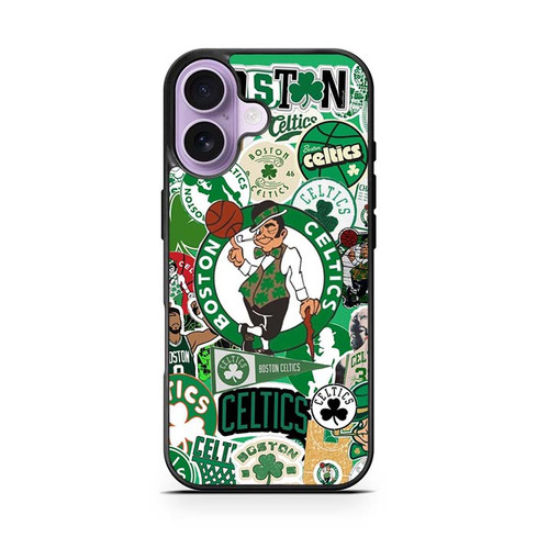 Boston Celtics Collage iPhone 17 Case