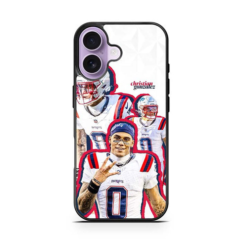 Christian Gonzalez New England Patriots 01 iPhone 17 Case