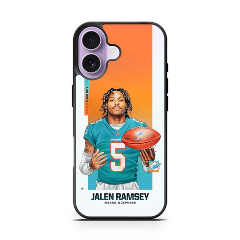 Jalen Ramsey Miami Dolphins 02 iPhone 17 Case