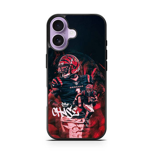 Jamarr Chase Cincinnati Bengals 01 iPhone 17 Case
