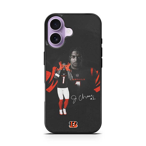Jamarr Chase Cincinnati Bengals 02 iPhone 17 Case