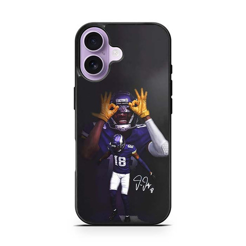 Justin Jefferson Minnesota Vikings 02 iPhone 17 Case