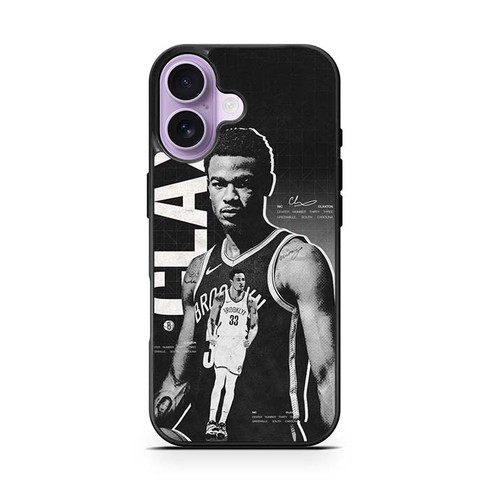Nic Claxton Brooklyn Nets 02 iPhone 17 Case