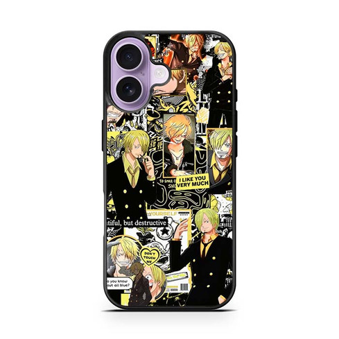 Sanji One Piece Series Collages iPhone 17 Case