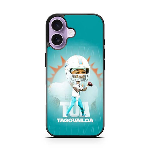 Tua Tagovailoa Miami Dolphins 03 iPhone 17 Case