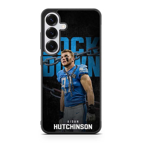 Aidan Hutchinson Detroit Lions Samsung Galaxy S25 Case