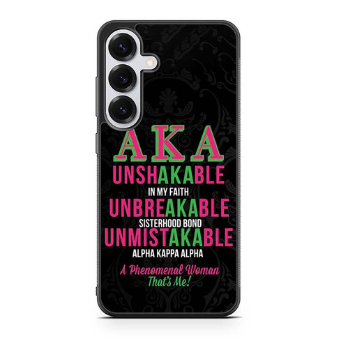 Alpha Kappa Alpha AKA Unbreakable Samsung Galaxy S25 Case