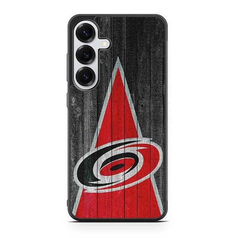 Carolina Hurricanes Wood Pattern Samsung Galaxy S25 Case