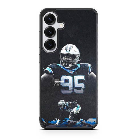 Derrick Brown Carolina Panthers 01 Samsung Galaxy S25 Case