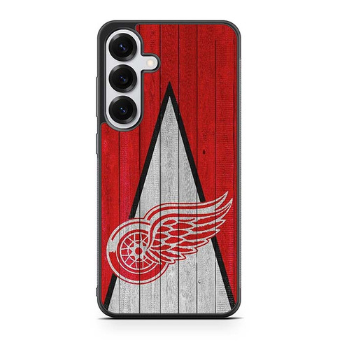 Detroit Red Wings Wooden Pattern Samsung Galaxy S25 Case