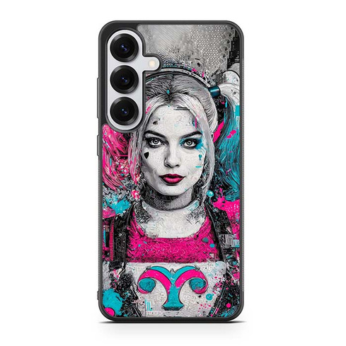 Harley Quinn Neon Mayhem Art Samsung Galaxy S25 Case