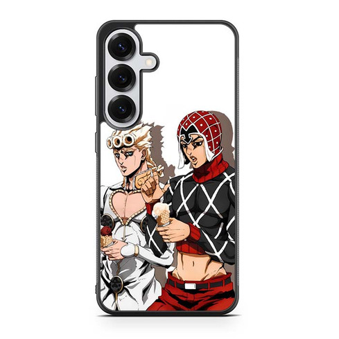 JoJos Bizarre Adventure Mista and Giorno Samsung Galaxy S25 Case