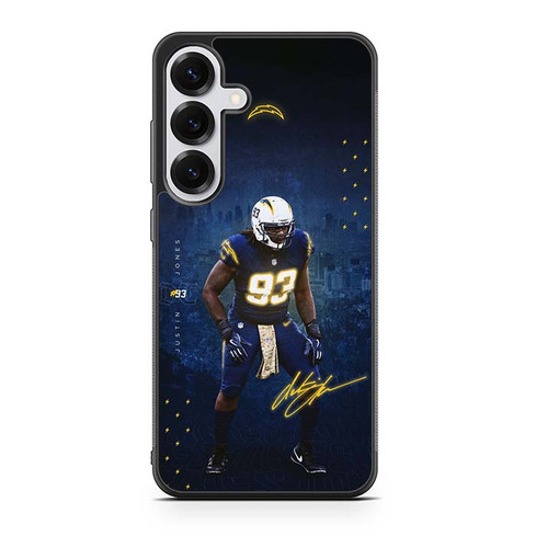 Justin Jones Los Angeles Chargers 01 Samsung Galaxy S25 Case