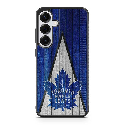 Toronto Maple Leafs Wooden Pattern Samsung Galaxy S25 Case