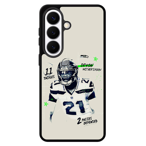 Devon Witherspoon Seattle Seahawks 02 Samsung Galaxy S26 Case