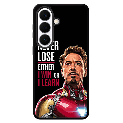 Iron Man Tony Stark Quotes Samsung Galaxy S26 Case