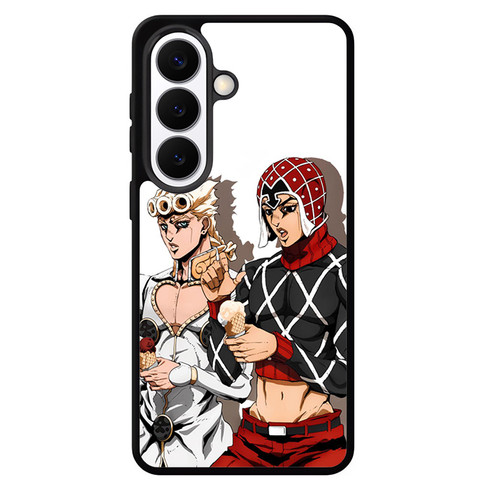 JoJos Bizarre Adventure Mista and Giorno Samsung Galaxy S26 Case