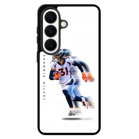 Justin Simmons Denver Broncos 02 Samsung Galaxy S26 Case