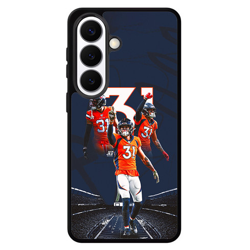 Justin Simmons Denver Broncos 04 Samsung Galaxy S26 Case