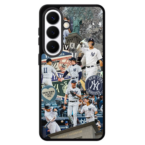 New York Yankees Aesthetic Collage Samsung Galaxy S26 Case