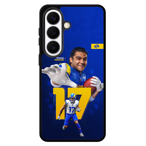 Puka Nacua Los Angeles Rams 01 Samsung Galaxy S26 Case