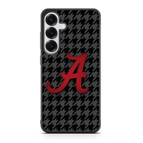 Alabama Crimson Tide Houndstooth 01 Samsung Galaxy S25 Case