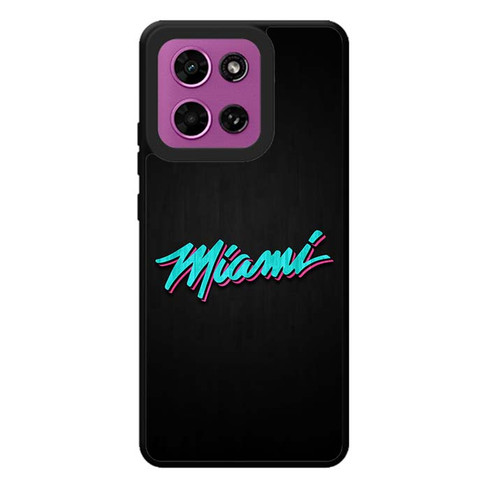 Miami Heat Neon Motorola Moto G Play 2026 Case
