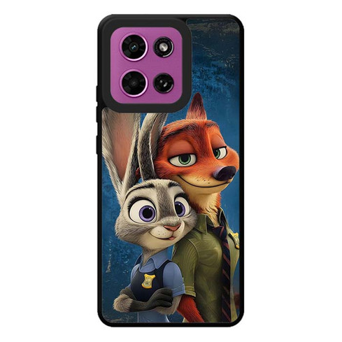 Zootopias Hopps and Nick Brave Hearts Motorola Moto G Play 2026 Case