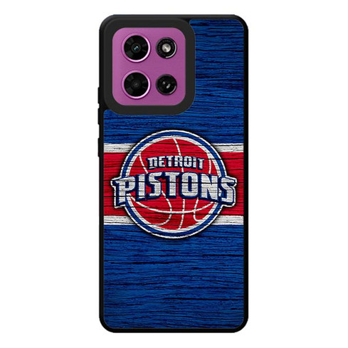 Detroit Pistons Wooden Pattern 02 Motorola Moto G Play 2026 Case