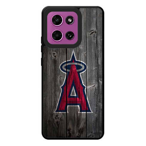 Los Angeles Angels Wooden Pattern Motorola Moto G Play 2026 Case