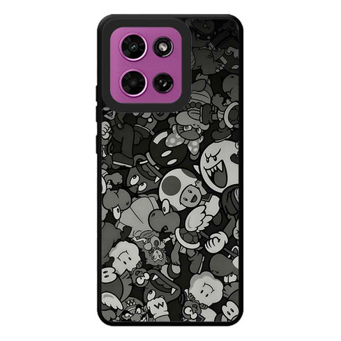 Mario Luigi Bowser Toad Boo and Wario Motorola Moto G Play 2026 Case