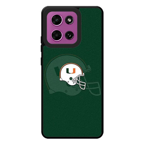 Miami Hurricanes Helmet Motorola Moto G Play 2026 Case