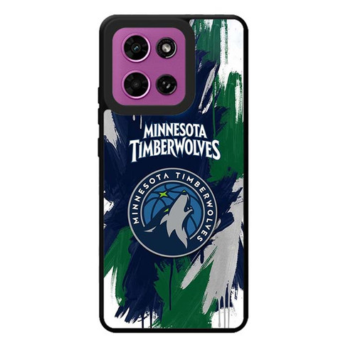 Minnesota Timberwolves Wolf and North Motorola Moto G Play 2026 Case
