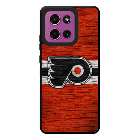 Philadelphia Flyers Wooden Pattern Motorola Moto G Play 2026 Case