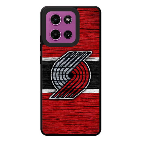 Portland Trail Blazers Wooden Pattern Motorola Moto G Play 2026 Case