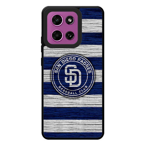 San Diego Padres Wooden Pattern Motorola Moto G Play 2026 Case