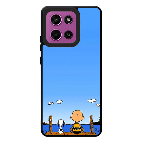 Snoopy and Charlie Brown Motorola Moto G Play 2026 Case