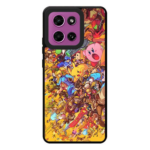 Super Smash Bros Ultimate Mural Motorola Moto G Play 2026 Case