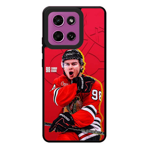 Connor Bedard Chicago Blackhawks Motorola Moto G Play 2026 Case