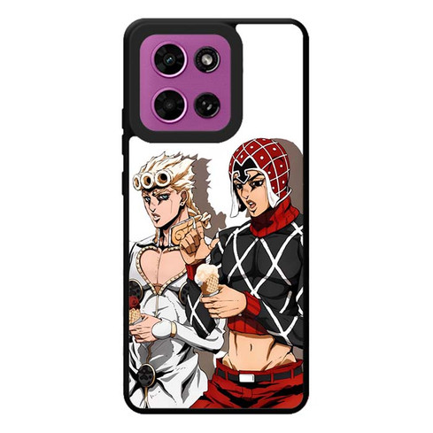 JoJos Bizarre Adventure Mista and Giorno Motorola Moto G Play 2026 Case