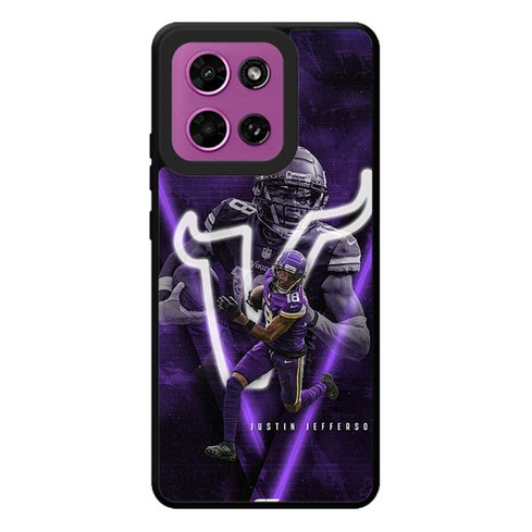 Justin Jefferson Minnesota Vikings 01 Motorola Moto G Play 2026 Case