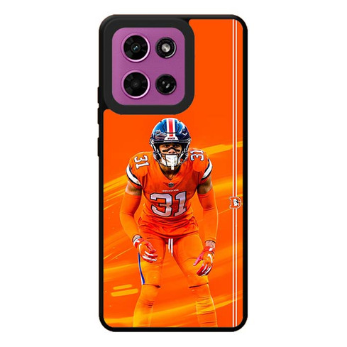 Justin Simmons Denver Broncos 01 Motorola Moto G Play 2026 Case