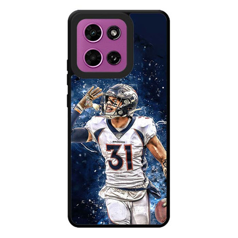 Justin Simmons Denver Broncos 05 Motorola Moto G Play 2026 Case