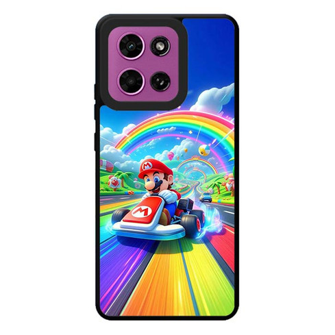 Mario Kart Raibow Trail Motorola Moto G Play 2026 Case