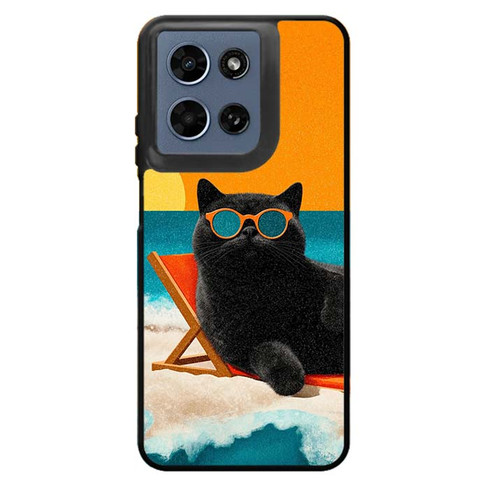 Chill Like a Cat Motorola Moto G 2026 Case